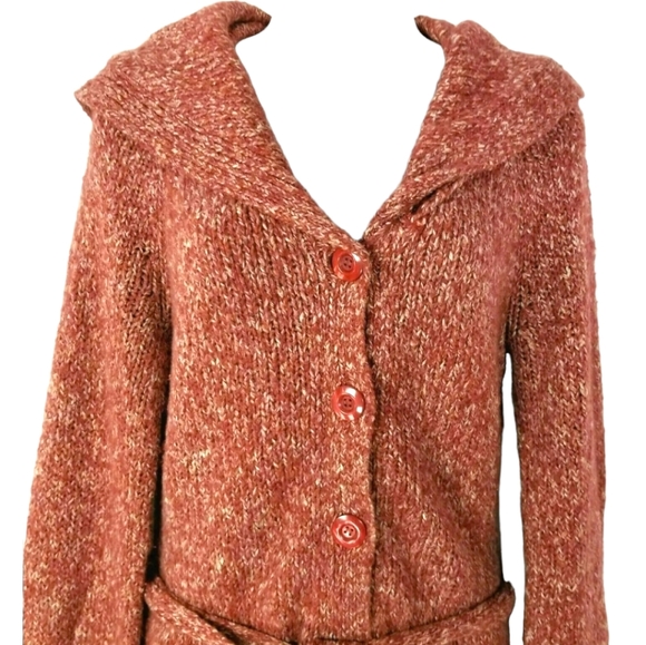 Sleeping on Snow Anthropologie Cozy Marled Sweater Chunky Knit - Picture 2 of 6